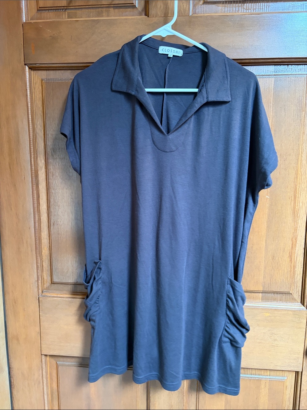Closshi Women’s Tunic Top in Dark Brown - Size M